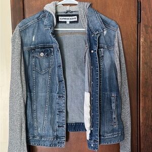 Only worn a few times blue jean jacket from express